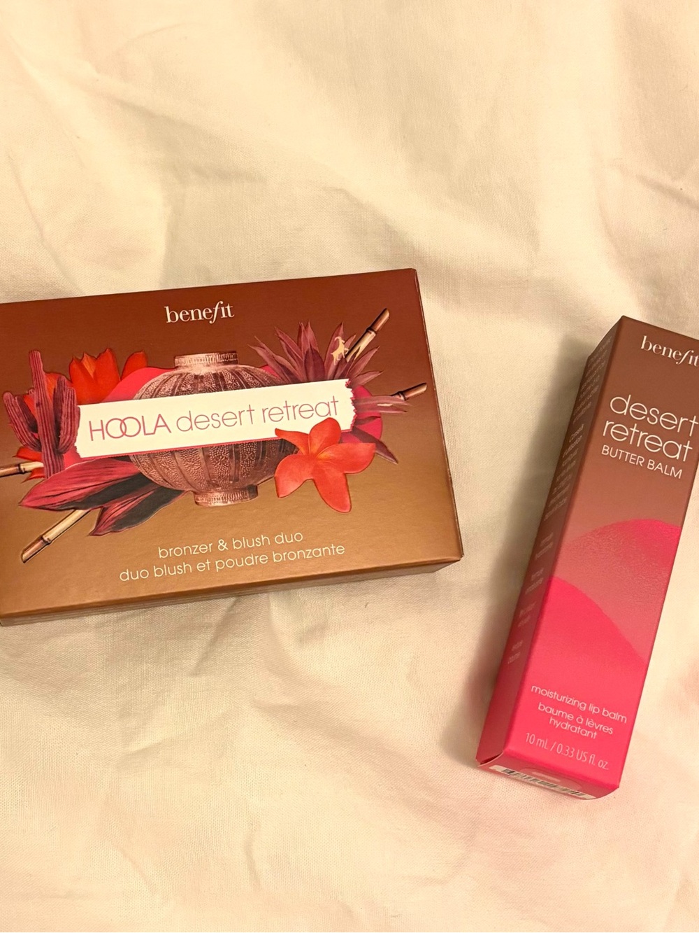 Benefit Limited Edition Desert Retreat Bronzer Blush Duo and Butter Balm